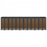 Przechowalnia na 3 kosze na odpady 340 x 77.5 x 115.5 cm Stal