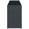 Przechowalnia na 3 kosze na odpady 340 x 77.5 x 115.5 cm Stal