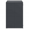 Przechowalnia na 3 kosze na odpady 340 x 77.5 x 115.5 cm Stal