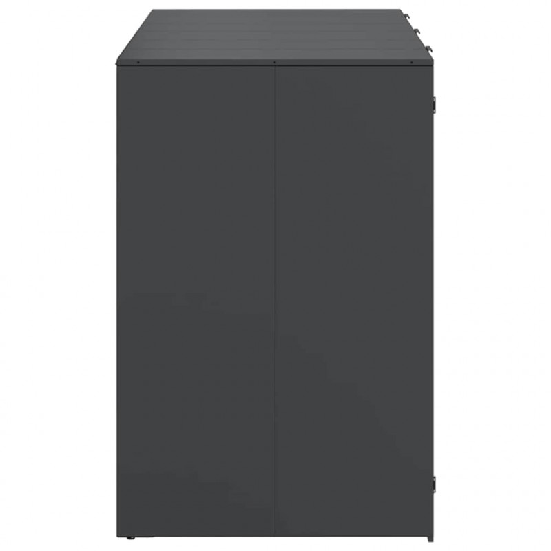Przechowalnia na 3 kosze na odpady 340 x 77.5 x 115.5 cm Stal