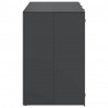 Przechowalnia na 3 kosze na odpady 340 x 77.5 x 115.5 cm Stal