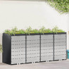 Przechowalnia na 3 kosze na odpady 340 x 77.5 x 115.5 cm Stal