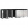 Przechowalnia na 3 kosze na odpady 340 x 77.5 x 115.5 cm Stal