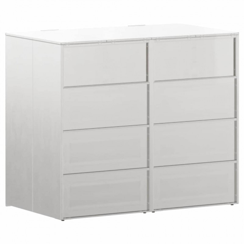 Przechowalnia na 3 kosze na odpady 340 x 77.5 x 115.5 cm