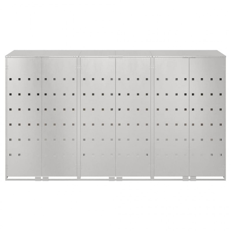 Przechowalnia na 3 kosze na odpady 340 x 77.5 x 115.5 cm