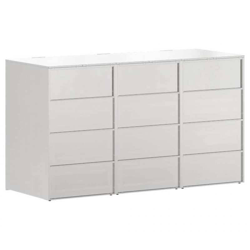 Przechowalnia na 3 kosze na odpady 340 x 77.5 x 115.5 cm