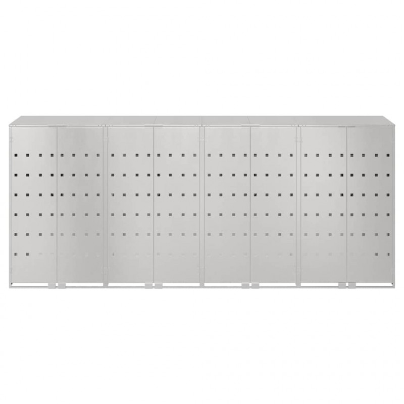 Przechowalnia na 3 kosze na odpady 340 x 77.5 x 115.5 cm