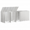 Przechowalnia na 3 kosze na odpady 340 x 77.5 x 115.5 cm