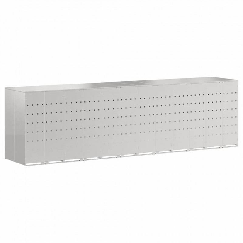 Przechowalnia na 3 kosze na odpady 340 x 77.5 x 115.5 cm