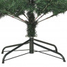 Sztuczna choinka z podstawą Zielony 240 cm PVC, plastik i stal