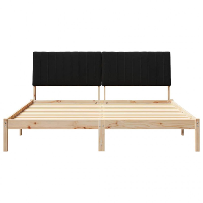 Ramka łóżka Brązowy 180 x 200 cm Lite drewno sosnowe