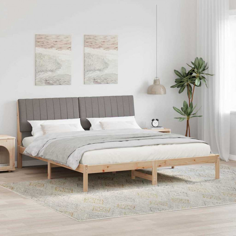 Ramka łóżka Brązowy 180 x 200 cm Lite drewno sosnowe