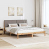 Ramka łóżka Brązowy 180 x 200 cm Lite drewno sosnowe