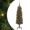 Sztuczna choinka z podstawą Zielony 120 cm PVC, stal i plastik