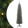 Sztuczna choinka z podstawą Zielony 180 cm PVC, stal i plastik