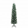 Sztuczna choinka z podstawą Zielony 210 cm PVC, stal i plastik