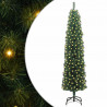 Sztuczna choinka z podstawą Zielony 240 cm PVC, stal i plastik