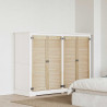 Drzwi do szafki z drzwiami 4 pcs Naturalny 110 x 2,1 x 39,5 cm