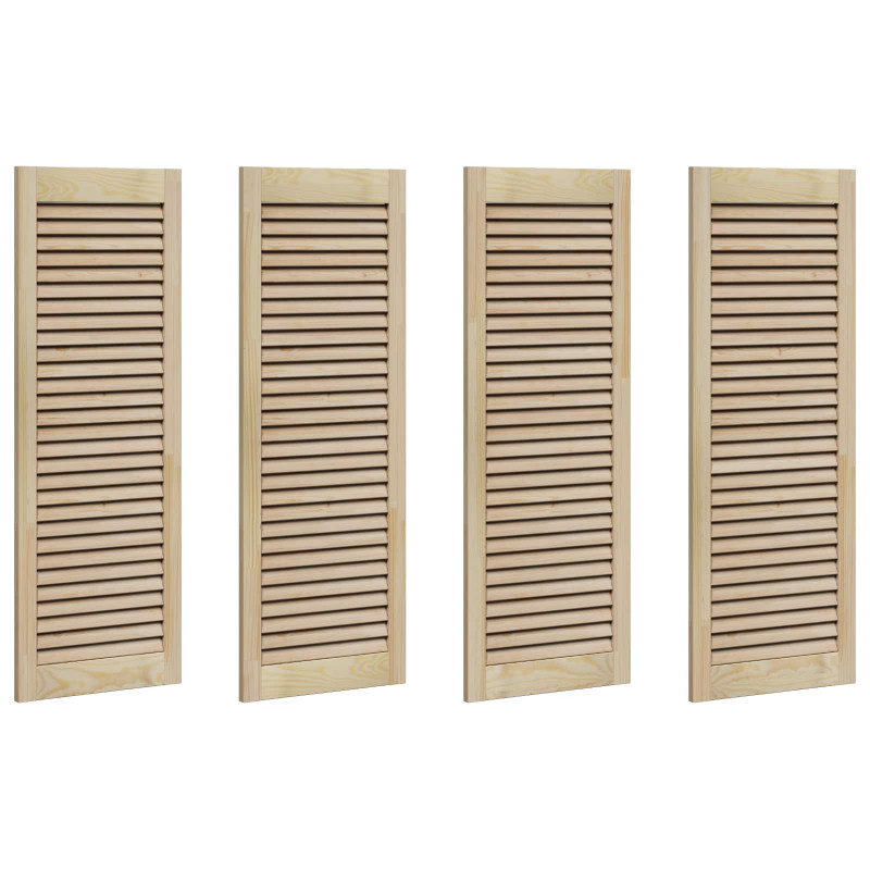 Drzwi do szafki z drzwiami 4 pcs Naturalny 110 x 2,1 x 39,5 cm