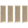Drzwi do szafki z drzwiami 4 pcs Naturalny 110 x 2,1 x 39,5 cm