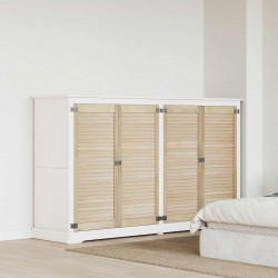 Drzwi do szafki z drzwiami 4 pcs Naturalny 49,5 x 2,1 x 110 cm