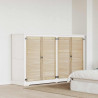 Drzwi do szafki z drzwiami 4 pcs Naturalny 49,5 x 2,1 x 110 cm