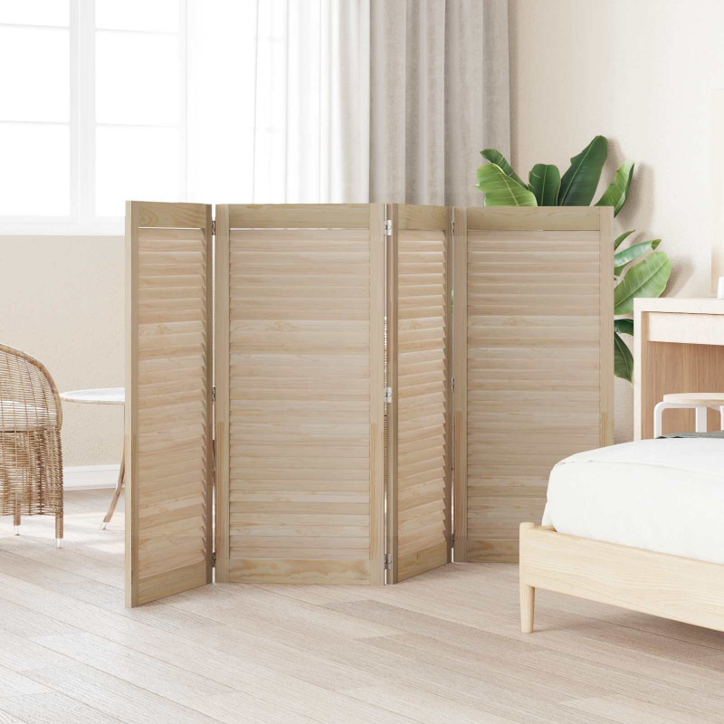 Drzwi do szafki z drzwiami 4 pcs Naturalny 49,5 x 2,1 x 110 cm