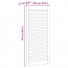 Drzwi do szafki z drzwiami 4 pcs Naturalny 49,5 x 2,1 x 110 cm