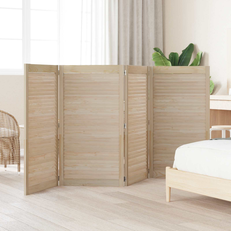 Drzwi do szafki z drzwiami 4 pcs Naturalny 110 x 2,1 x 59,5 cm