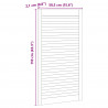 Drzwi do szafki z drzwiami 4 pcs Naturalny 110 x 2,1 x 59,5 cm