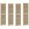 Drzwi do szafki 4 pcs Naturalny 140,5 x 2,1 x 39,5 cm