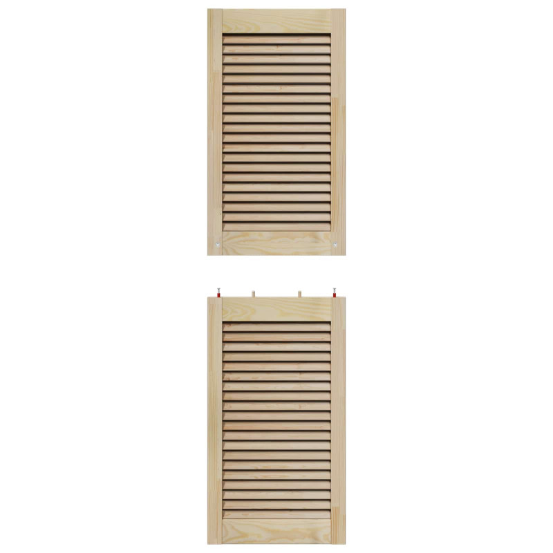 Drzwi do szafki 4 pcs Naturalny 140,5 x 2,1 x 39,5 cm
