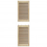Drzwi do szafki 4 pcs Naturalny 140,5 x 2,1 x 39,5 cm