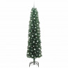 Sztuczna choinka z podstawą Zielony 240 cm PVC, stal i plastik