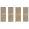 Drzwi do szafki 4 pcs Naturalny 140,5 x 2,1 x 59,5 cm