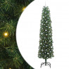 Sztuczna choinka z podstawą Zielony 240 cm PVC, stal i plastik
