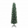 Sztuczna choinka z podstawą Zielony 240 cm PVC, stal i plastik