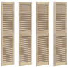 Drzwi do szafki z drzwiami 4 pcs Naturalny 170 x 2,1 x 39,5 cm