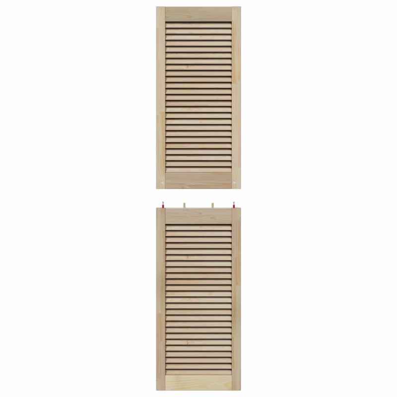 Drzwi do szafki z drzwiami 4 pcs Naturalny 170 x 2,1 x 39,5 cm