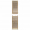 Drzwi do szafki z drzwiami 4 pcs Naturalny 170 x 2,1 x 39,5 cm
