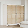 Drzwi do szafki z drzwiami 4 pcs Naturalny 170 x 2,1 x 49,5 cm