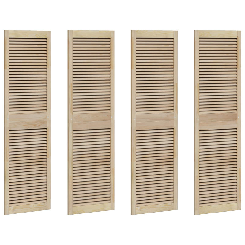 Drzwi do szafki z drzwiami 4 pcs Naturalny 170 x 2,1 x 49,5 cm