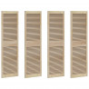 Drzwi do szafki z drzwiami 4 pcs Naturalny 170 x 2,1 x 49,5 cm