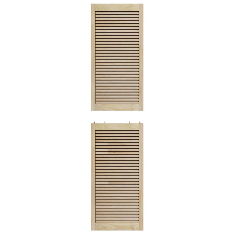 Drzwi do szafki z drzwiami 4 pcs Naturalny 201 x 2,1 x 49,5 cm