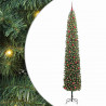 Sztuczna choinka z podstawą Zielony 270 cm PVC, stal i plastik