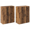 Szafka ścienna 2 pcs Stare drewno 69,5 x 34 x 90 cm