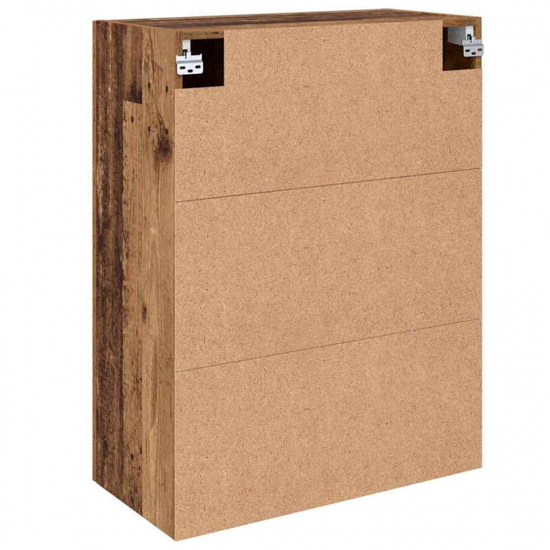 Szafka ścienna 2 pcs Stare drewno 69,5 x 34 x 90 cm