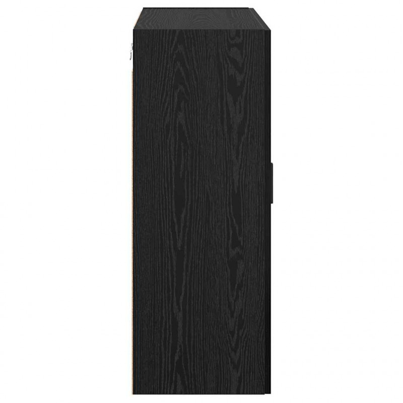 Szafka ścienna 2 pcs Czarny Dąb 69,5 x 34 x 90 cm