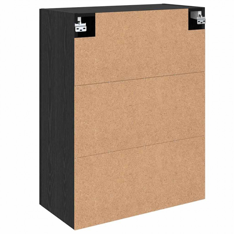 Szafka ścienna 2 pcs Czarny Dąb 69,5 x 34 x 90 cm