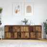 Szafka do przechowywania 3 pcs Stare drewno 60 x 35 x 70 cm